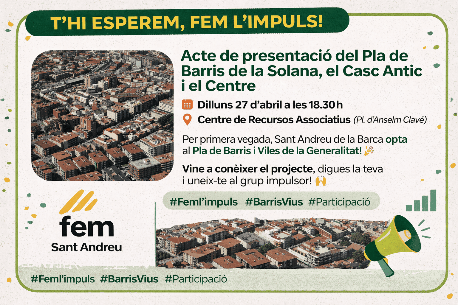 Pla de Barris de la Solana, el Casc Antic i el Centre