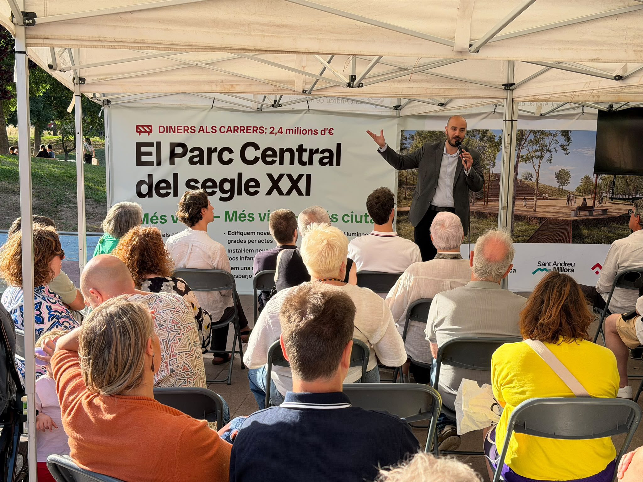 Planols i detalls del projecte de millora del Parc Central