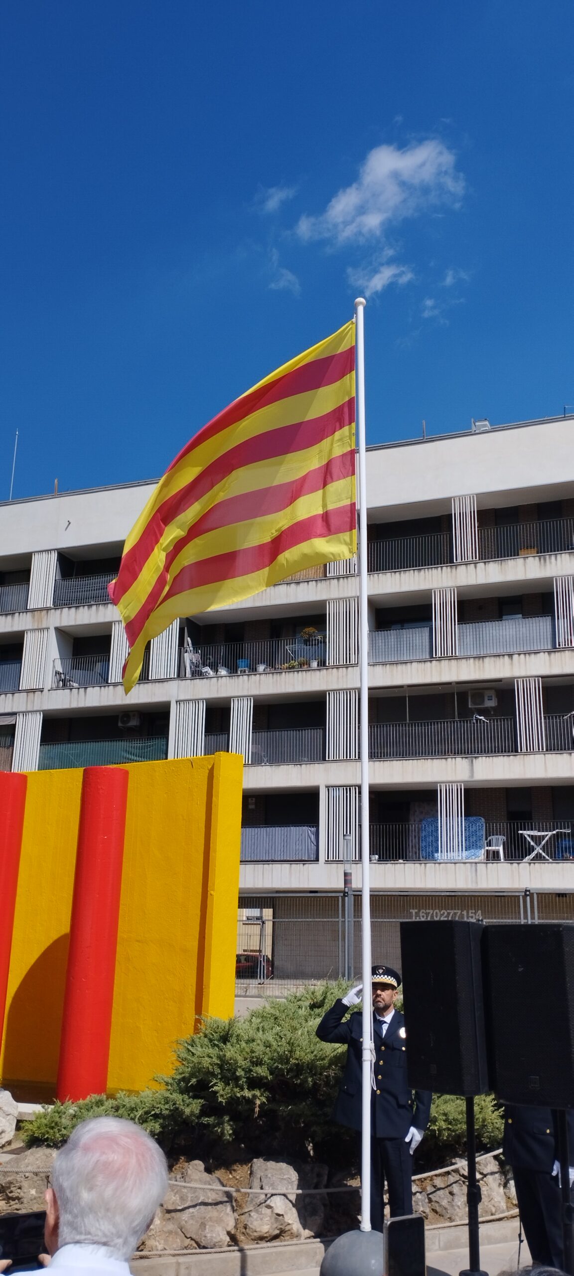 Participants en l'acte de la Diada Nacional de Catalunya 2026 a Sant Andreu de la Barca